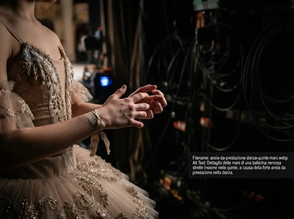 ansia da prestazione mani ballerina the complete dancer