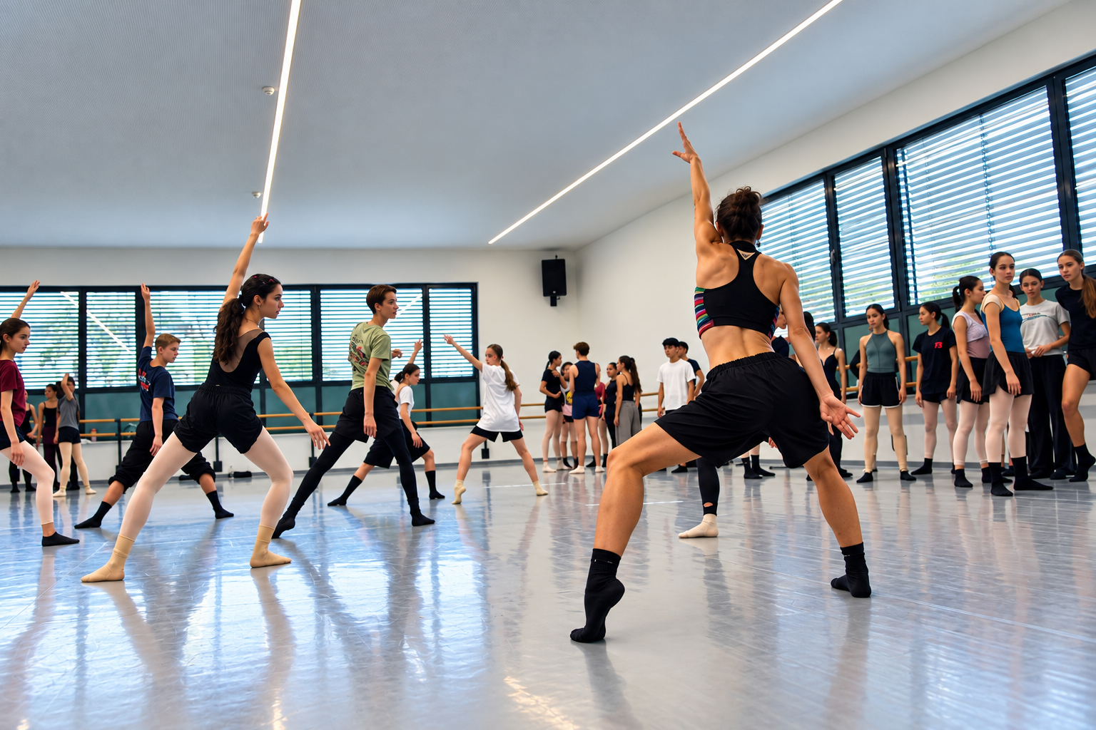Carola Sicheri insegna nella scuola di danza